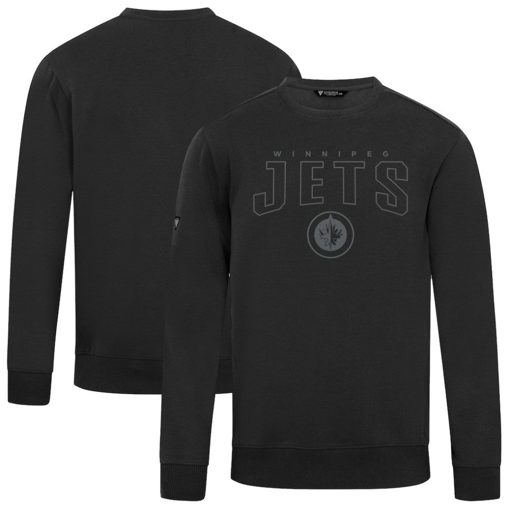 Winnipeg Jets Levelwear Zane Darkmoon Pullover Sweatshirt - Black - NHL