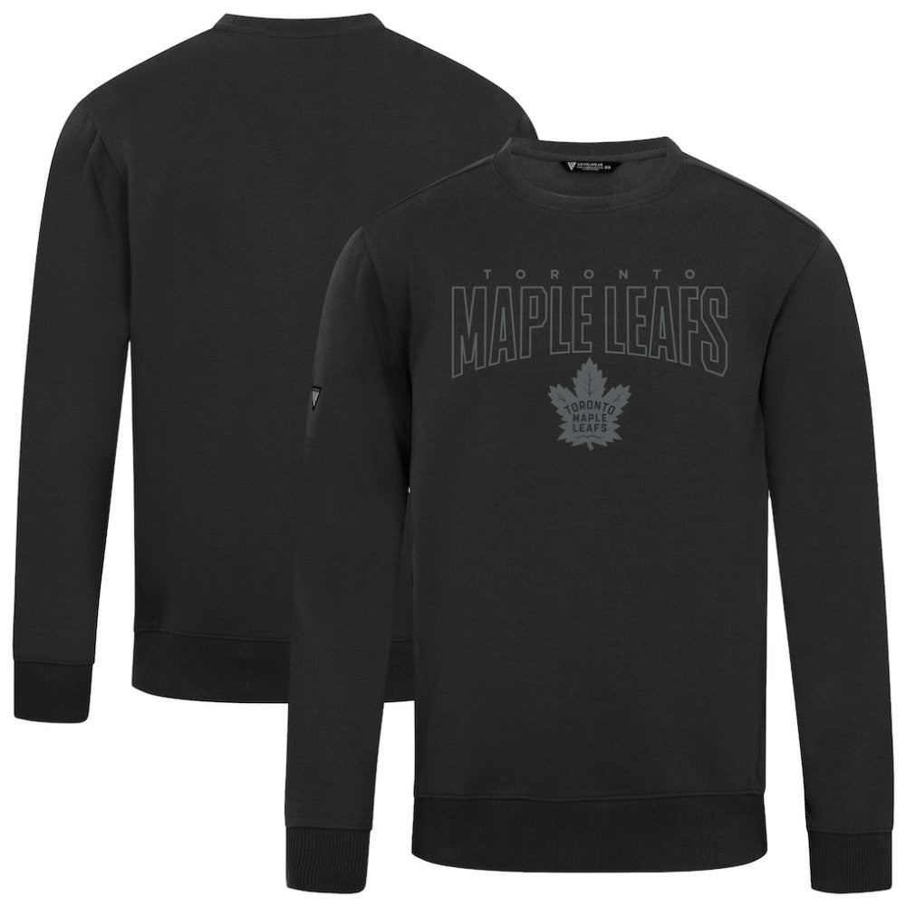 Toronto Maple Leafs Levelwear Zane Darkmoon Pullover Sweatshirt - Black - NHL