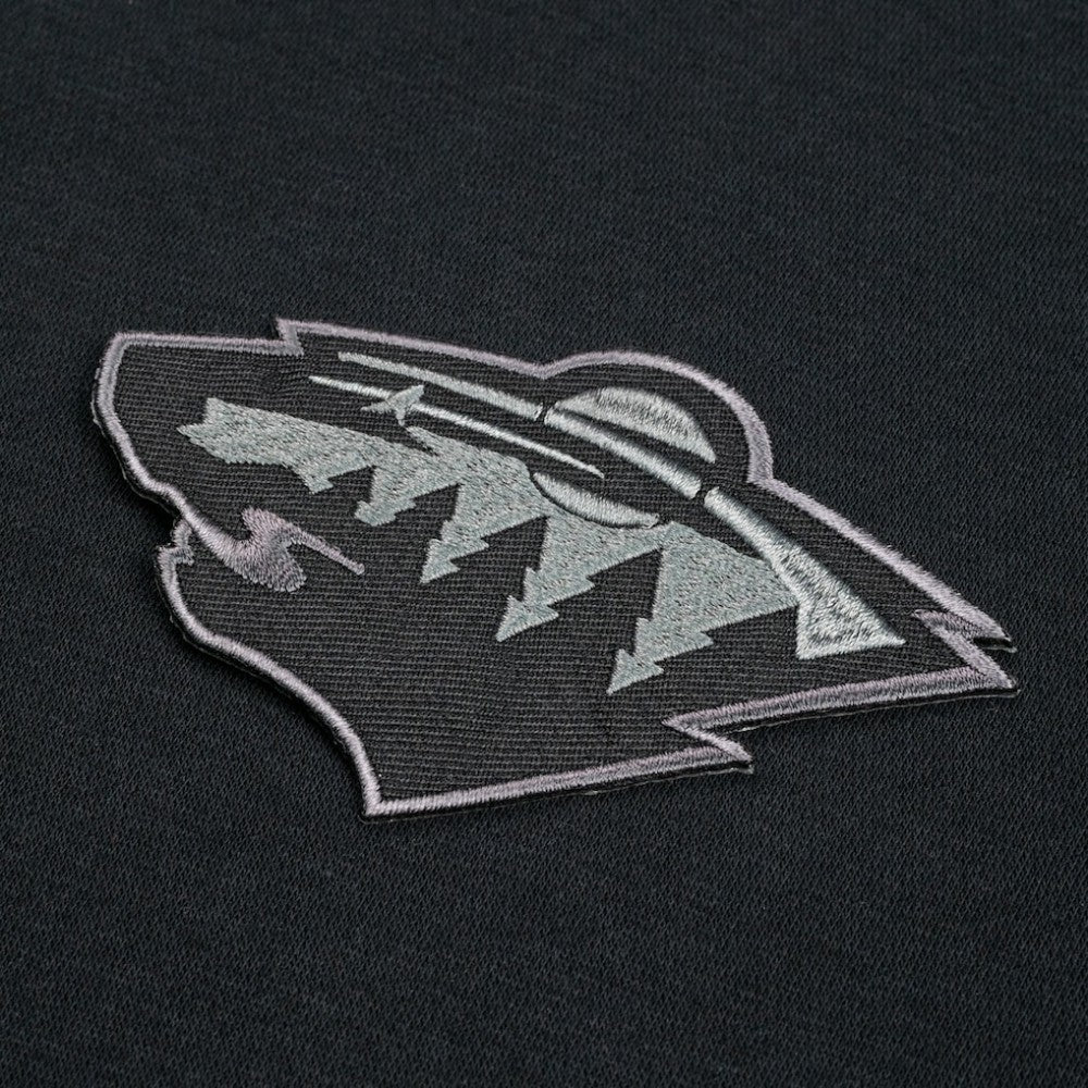 Minnesota Wild Levelwear Legacy Nightfall Pullover Sweatshirt - Black/Gray - NHL