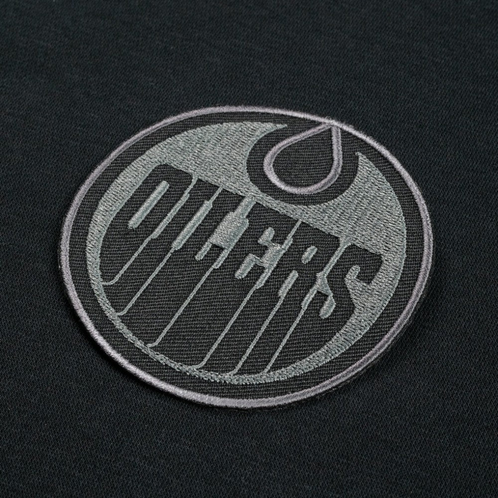 Edmonton Oilers Levelwear Legacy Nightfall Pullover Sweatshirt - Black/Gray - NHL