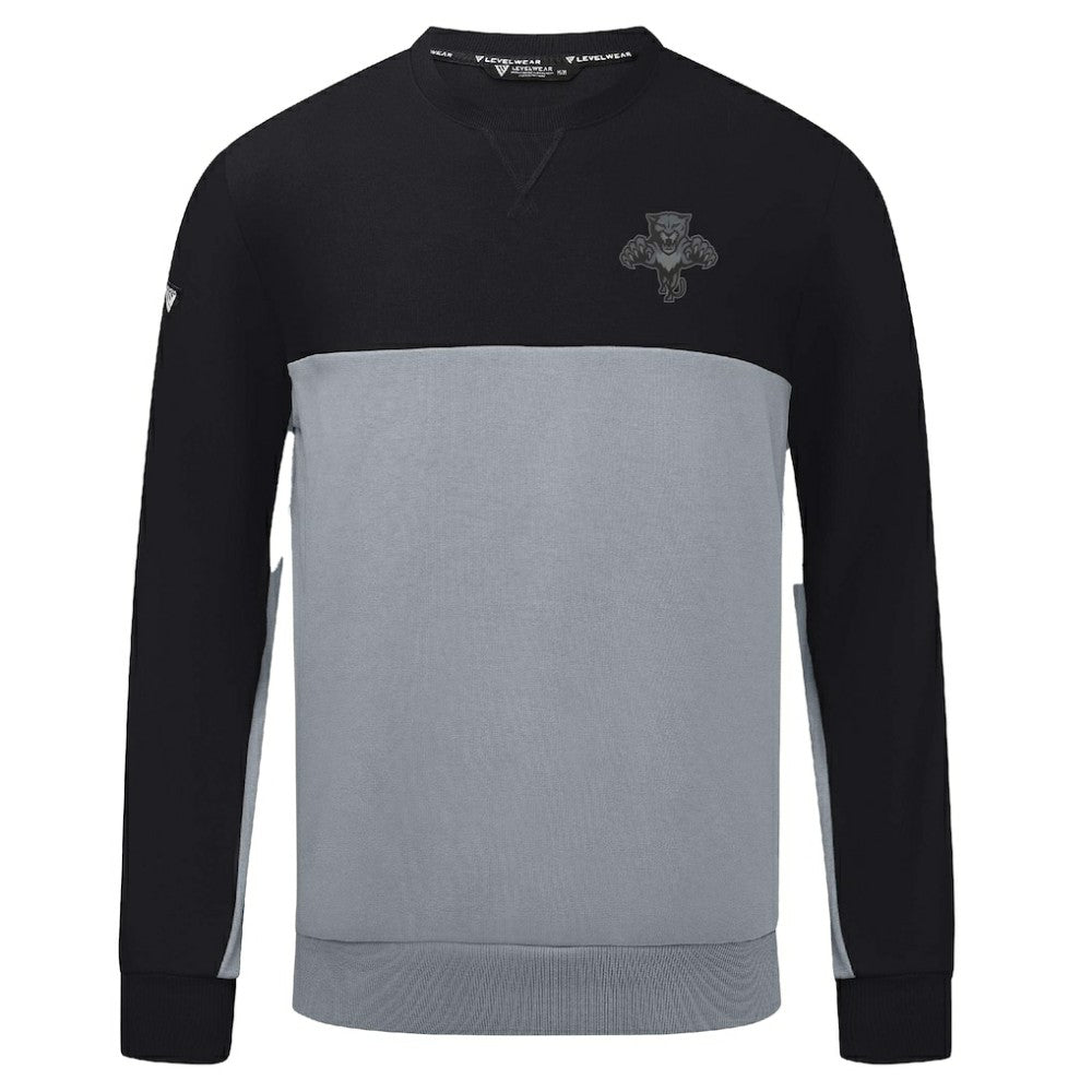 Florida Panthers Levelwear Legacy Nightfall Pullover Sweatshirt - Black/Gray - NHL