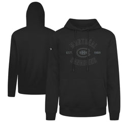 Montreal Canadiens Levelwear Podium Abyssal Pullover Hoodie - Black - NHL