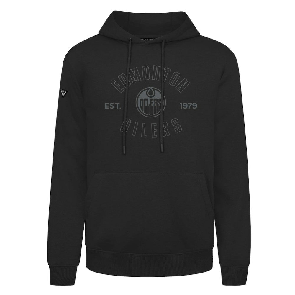 Edmonton Oilers Levelwear Podium Abyssal Pullover Hoodie - Black - NHL