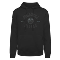 Edmonton Oilers Levelwear Podium Abyssal Pullover Hoodie - Black - NHL