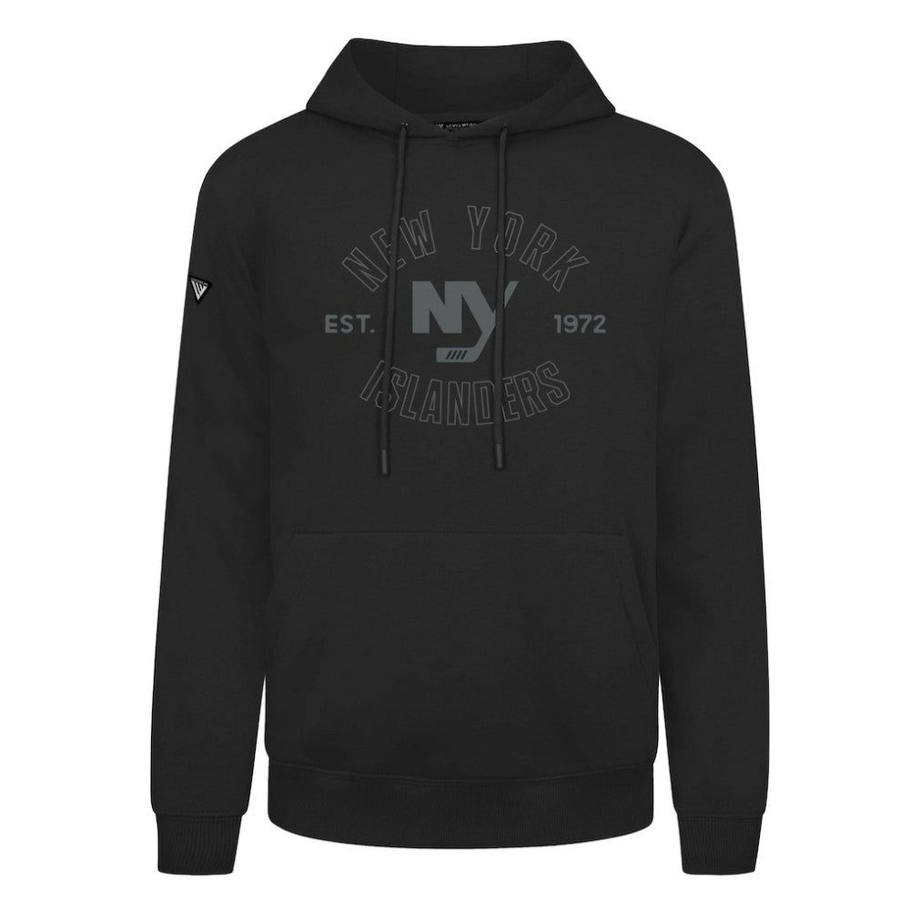 New York Islanders Levelwear Podium Abyssal Pullover Hoodie - Black - NHL