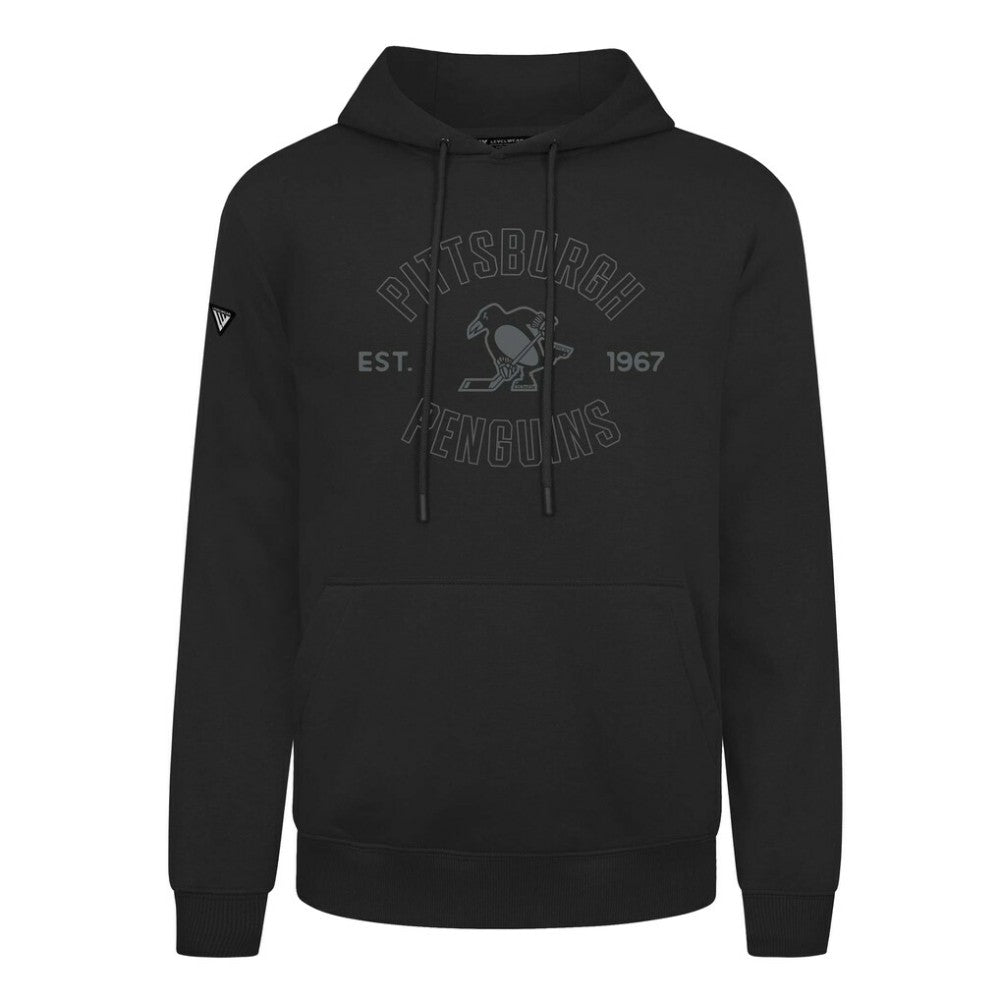 Pittsburgh Penguins Levelwear Podium Abyssal Pullover Hoodie - Black - NHL