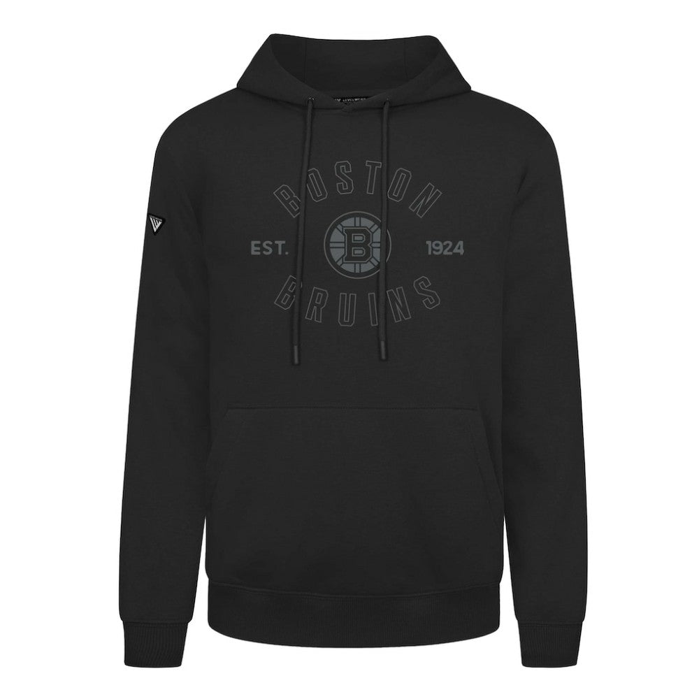 Boston Bruins Levelwear Podium Abyssal Pullover Hoodie - Black - NHL