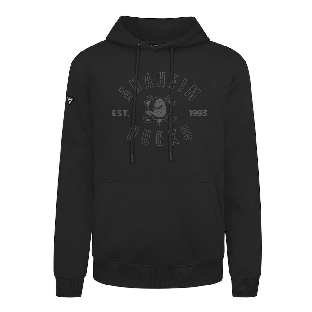Anaheim Ducks Levelwear Podium Abyssal Pullover Hoodie - Black - NHL