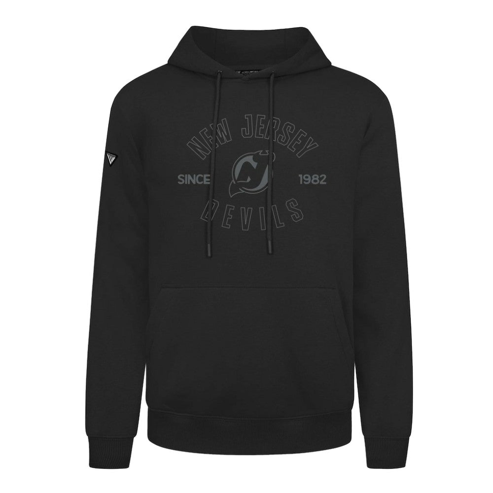 New Jersey Devils Levelwear Podium Abyssal Pullover Hoodie - Black - NHL