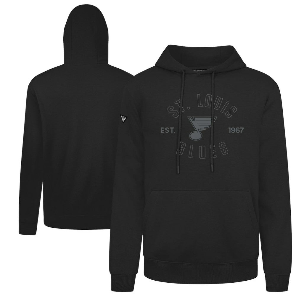 St. Louis Blues Levelwear Podium Abyssal Pullover Hoodie - Black - NHL