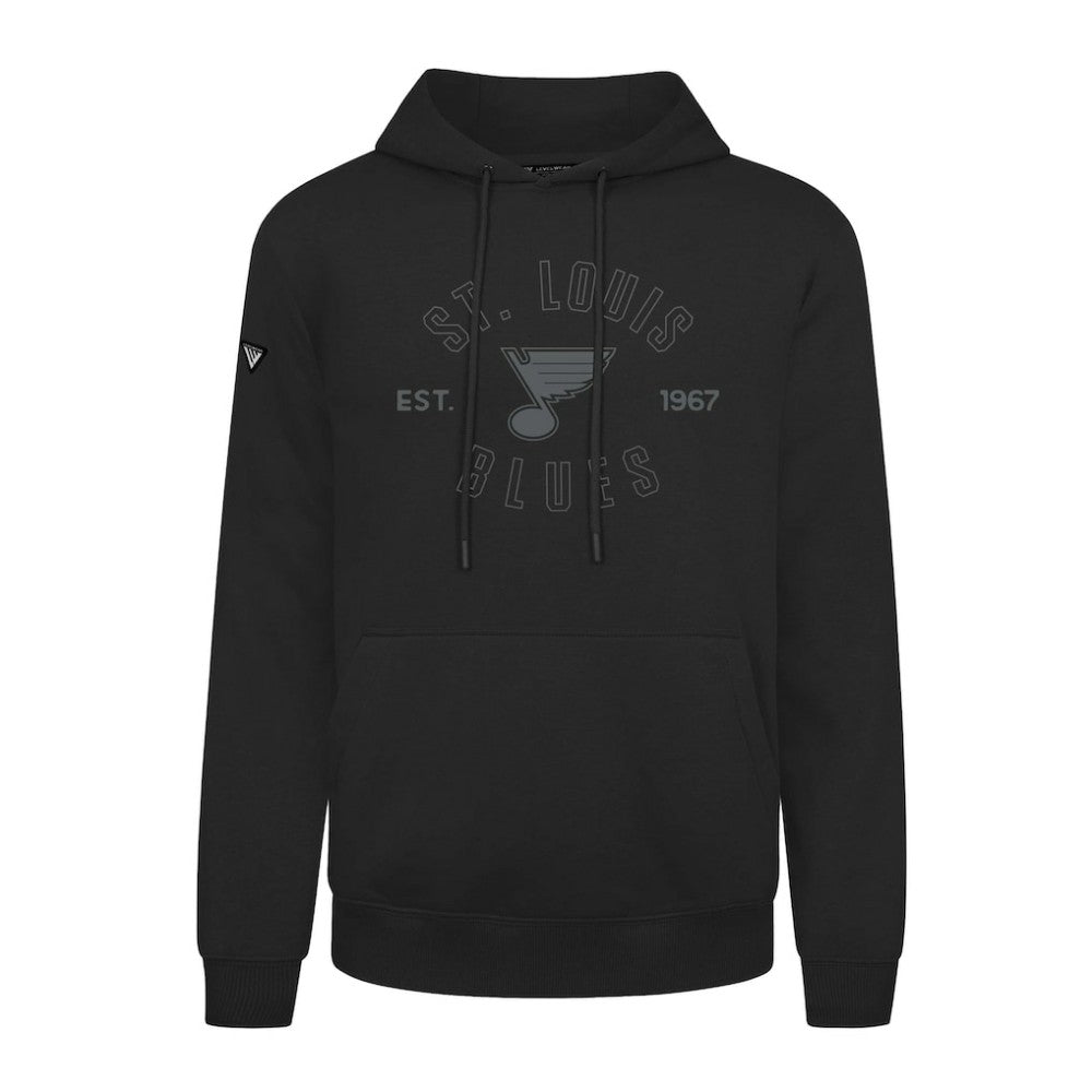 St. Louis Blues Levelwear Podium Abyssal Pullover Hoodie - Black - NHL