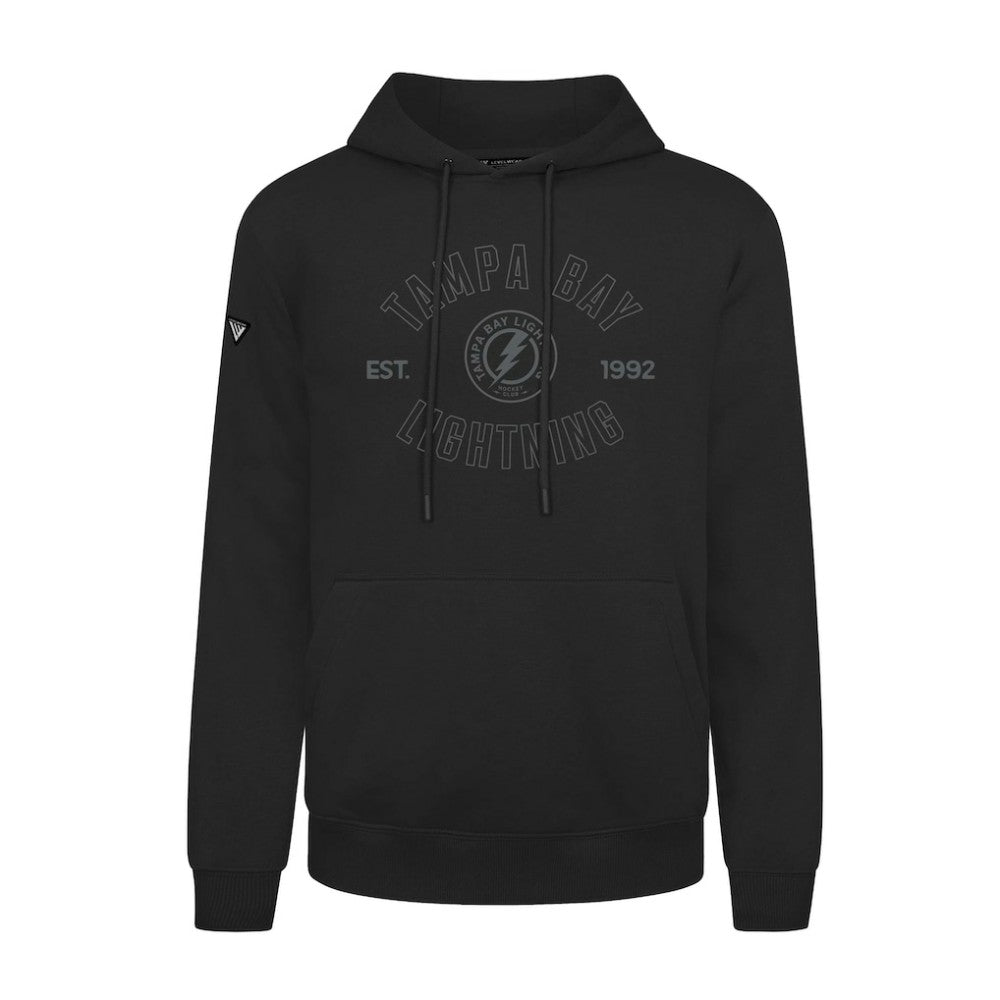 Tampa Bay Lightning Levelwear Podium Abyssal Pullover Hoodie - Black - NHL