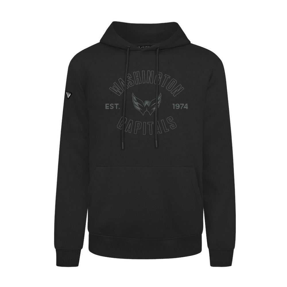 Washington Capitals Levelwear Podium Abyssal Pullover Hoodie - Black - NHL