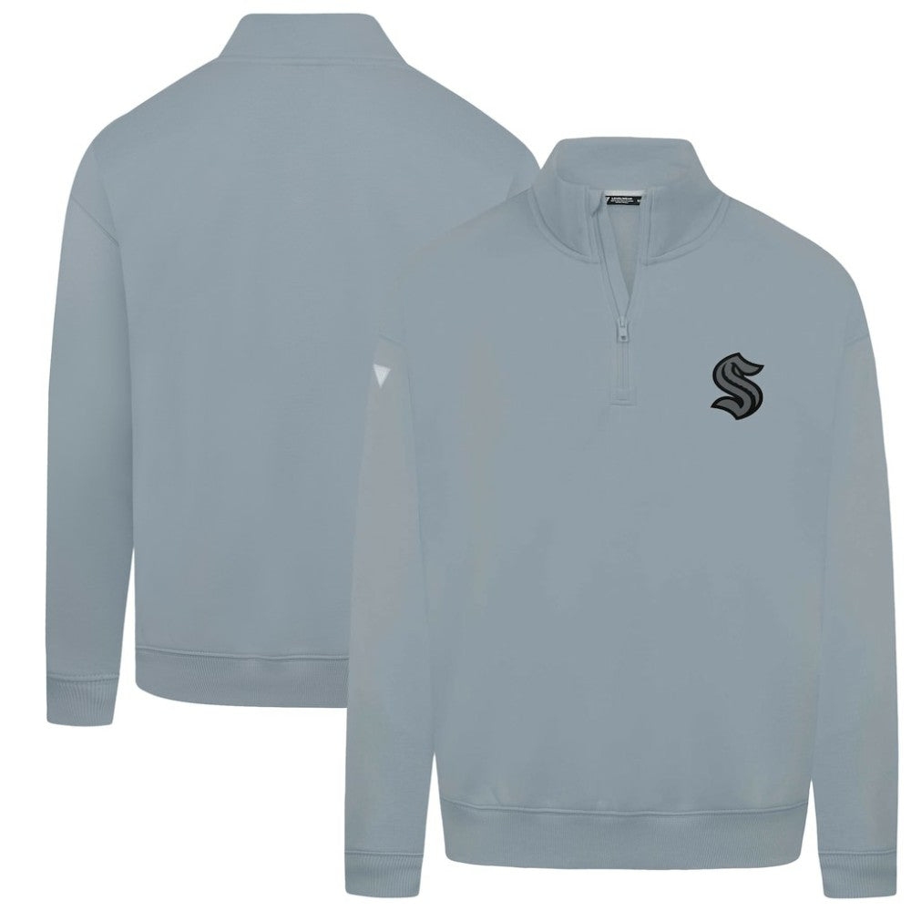 Seattle Kraken Levelwear Murray Nightfall Quarter-Zip Jacket - Gray - NHL