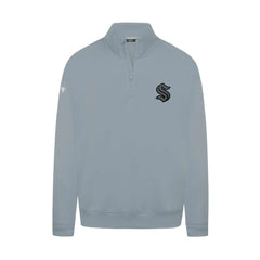 Seattle Kraken Levelwear Murray Nightfall Quarter-Zip Jacket - Gray - NHL