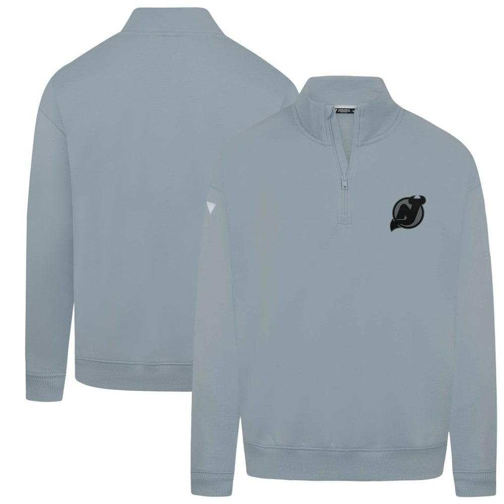 New Jersey Devils Levelwear Murray Nightfall Quarter-Zip Jacket - Gray - NHL