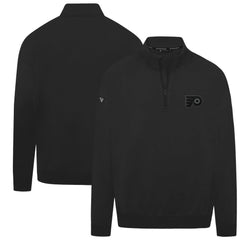 Philadelphia Flyers Levelwear Murray Nightfall Quarter-Zip Jacket - Black - NHL