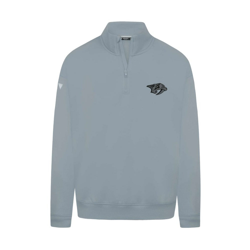 Nashville Predators Levelwear Murray Nightfall Quarter-Zip Jacket - Gray - NHL