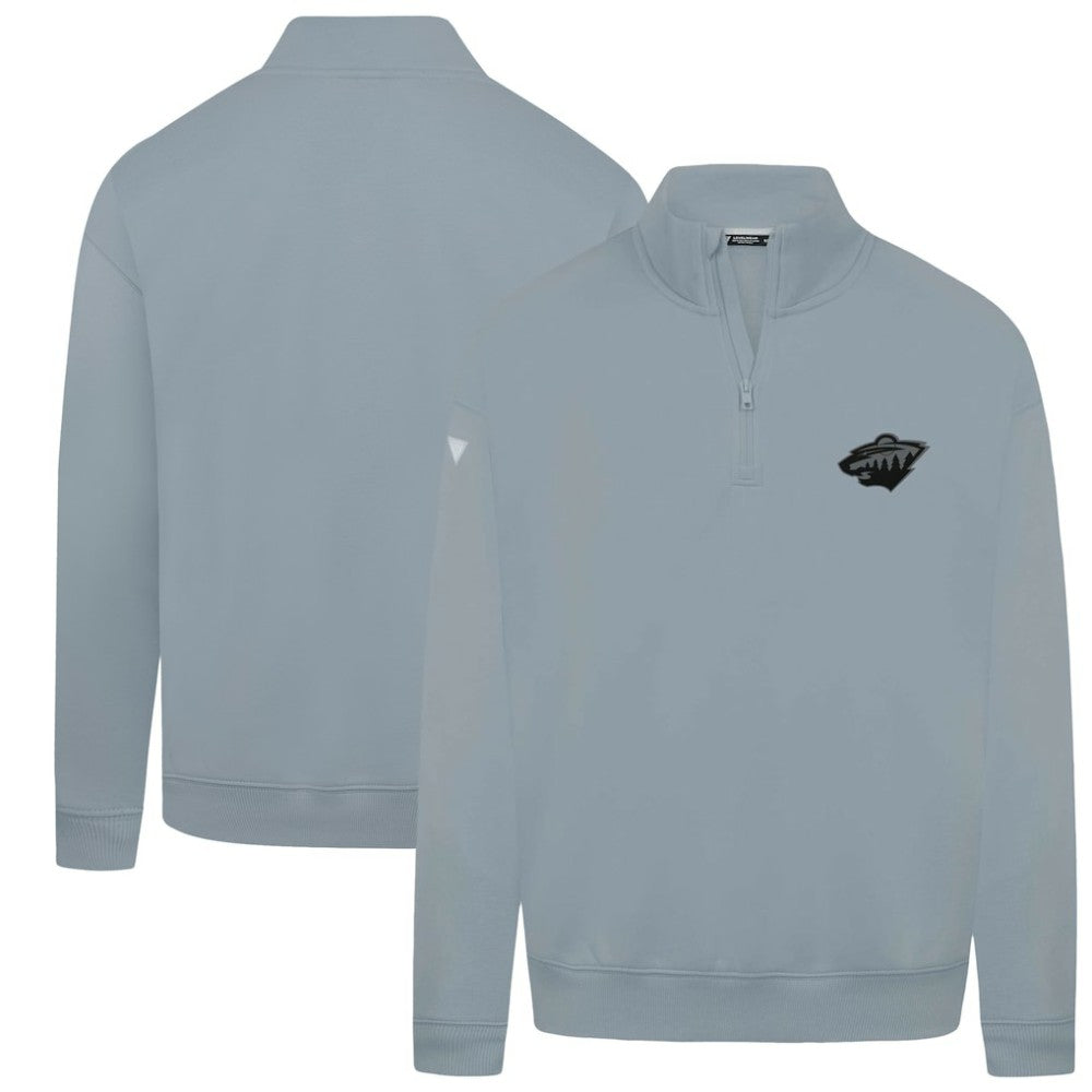 Minnesota Wild Levelwear Murray Nightfall Quarter-Zip Jacket - Gray - NHL