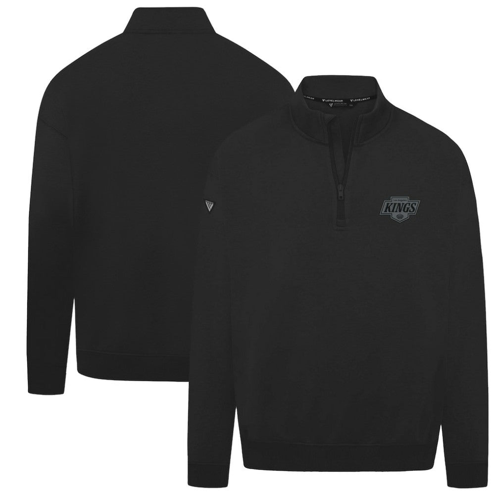 Los Angeles Kings Levelwear Murray Nightfall Quarter-Zip Jacket - Black - NHL