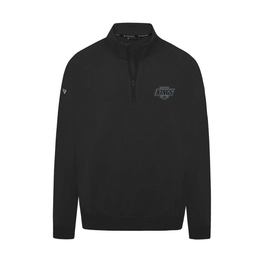 Los Angeles Kings Levelwear Murray Nightfall Quarter-Zip Jacket - Black - NHL