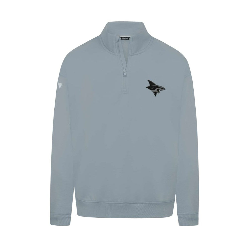 San Jose Sharks Levelwear Murray Nightfall Quarter-Zip Jacket - Gray - NHL