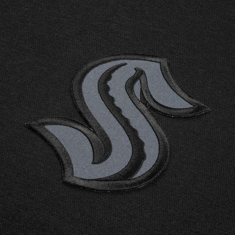Seattle Kraken Levelwear Murray Nightfall Quarter-Zip Jacket - Black - NHL