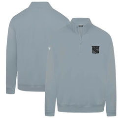New York Rangers Levelwear Murray Nightfall Quarter-Zip Jacket - Gray - NHL