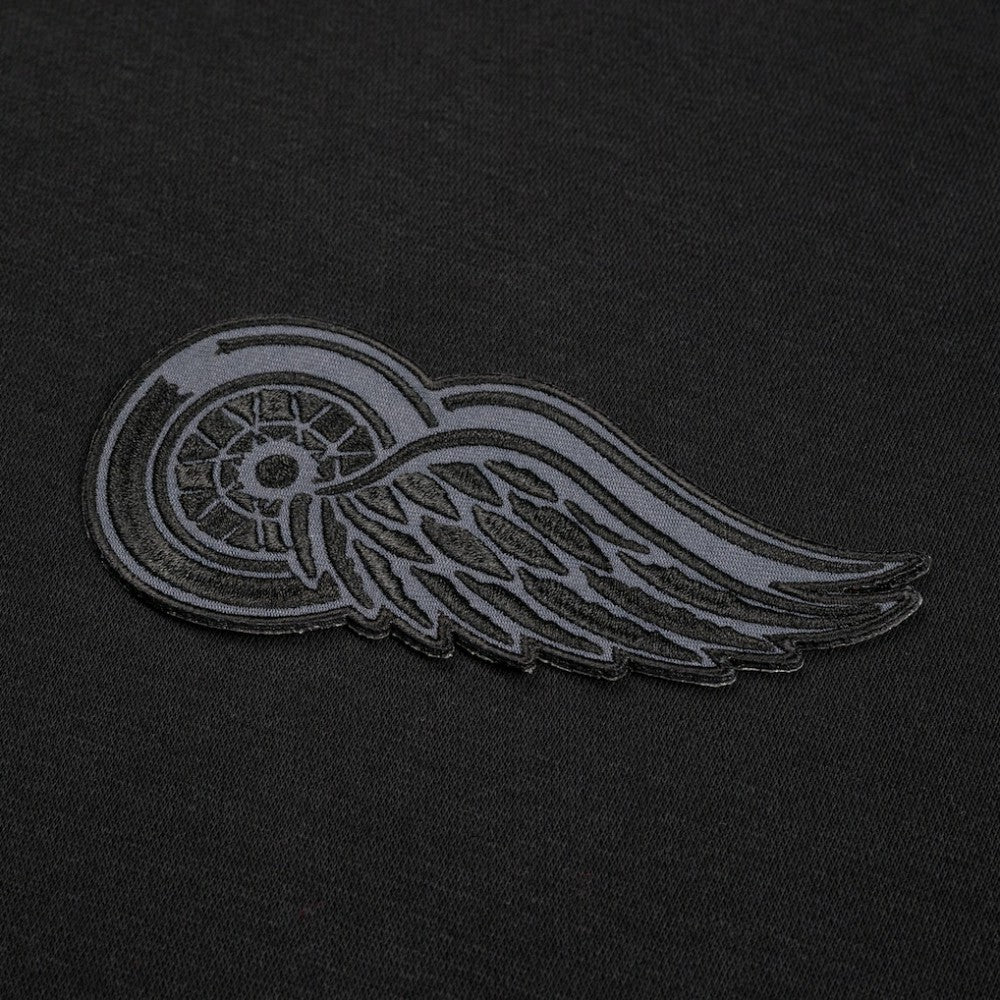 Detroit Red Wings Levelwear Murray Nightfall Quarter-Zip Jacket - Black - NHL
