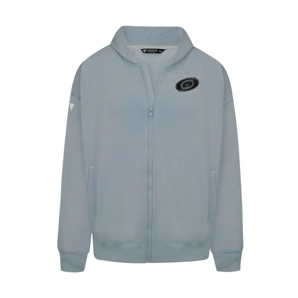 Carolina Hurricanes Levelwear Uphill Abyssal Full-Zip Hoodie - Gray - NHL
