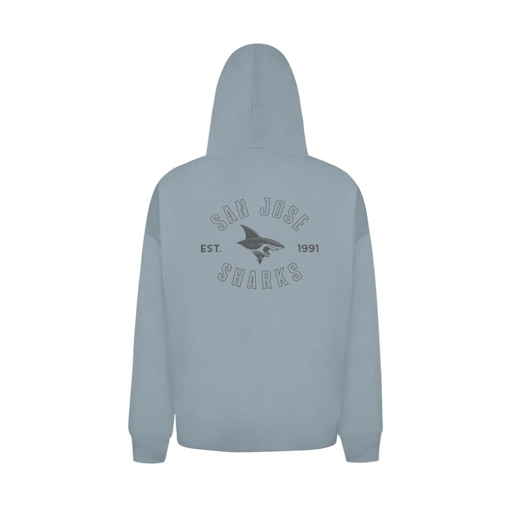 San Jose Sharks Levelwear Uphill Abyssal Full-Zip Hoodie - Gray - NHL
