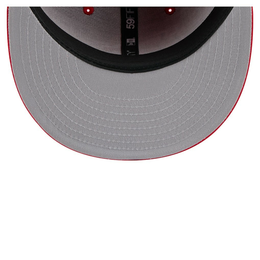 Kansas City Chiefs New Era State Stitch 59FIFTY Fitted Hat Red | NFL