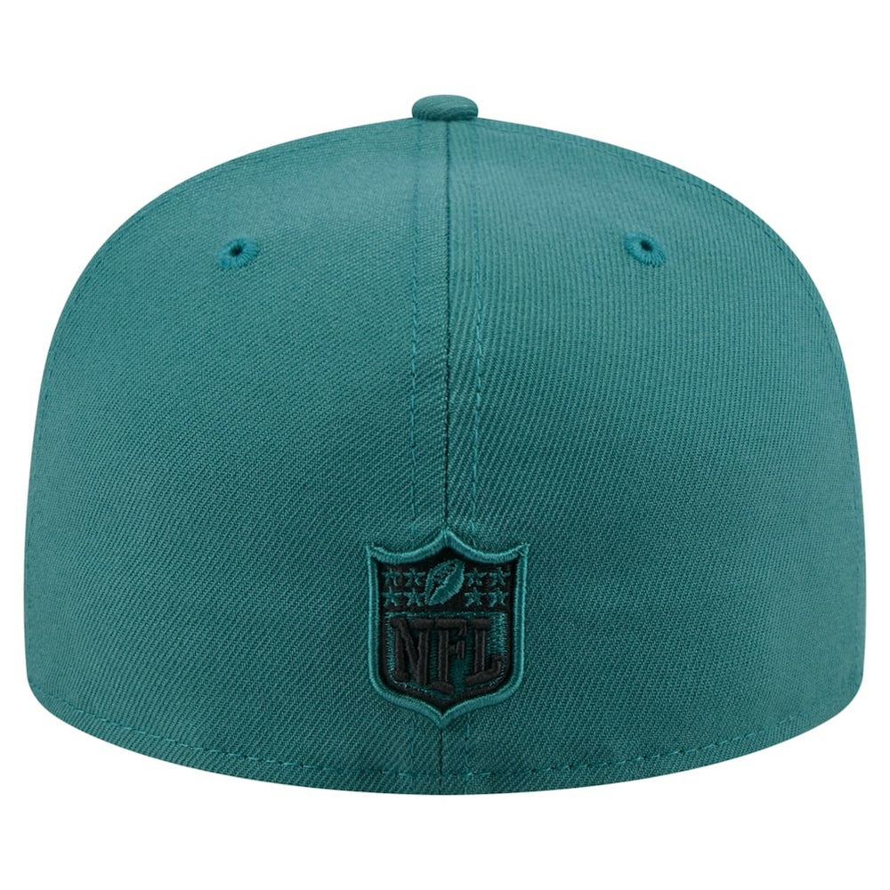 Philadelphia Eagles New Era State Stitch 59FIFTY Fitted Hat Midnight Green | NFL