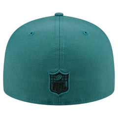Philadelphia Eagles New Era State Stitch 59FIFTY Fitted Hat Midnight Green | NFL