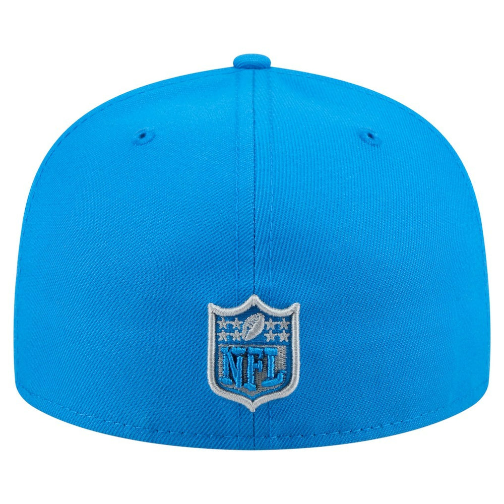 Detroit Lions New Era State Stitch 59FIFTY Fitted Hat Blue | NFL
