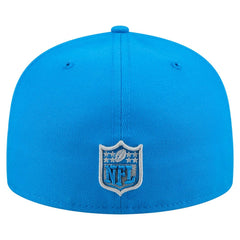 Detroit Lions New Era State Stitch 59FIFTY Fitted Hat Blue | NFL