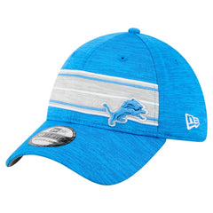 Detroit Lions New Era Stripes 39THIRTY Flex Hat Blue | NFL