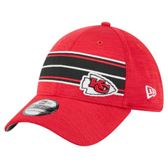 Kansas City Chiefs New Era Stripes 39THIRTY Flex Hat Red | NFL