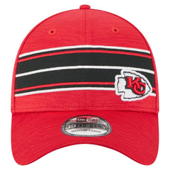 Kansas City Chiefs New Era Stripes 39THIRTY Flex Hat Red | NFL