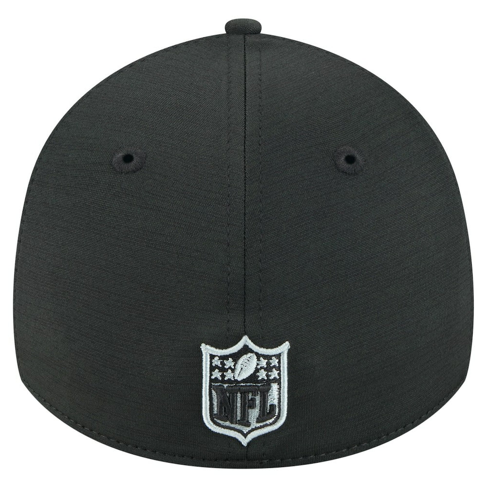 Las Vegas Raiders New Era Stripes 39THIRTY Flex Hat Black | NFL
