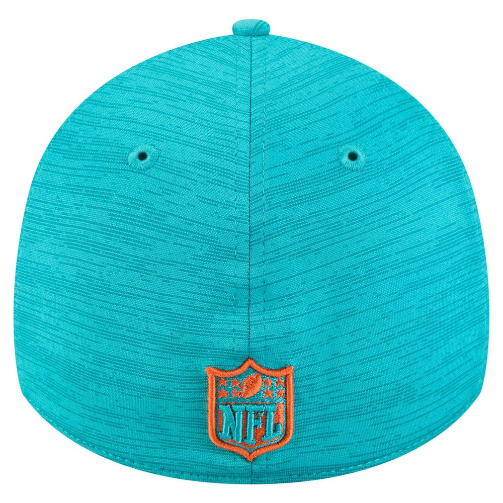 Miami Dolphins New Era Stripes 39THIRTY Flex Hat Aqua | NFL