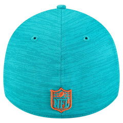 Miami Dolphins New Era Stripes 39THIRTY Flex Hat Aqua | NFL