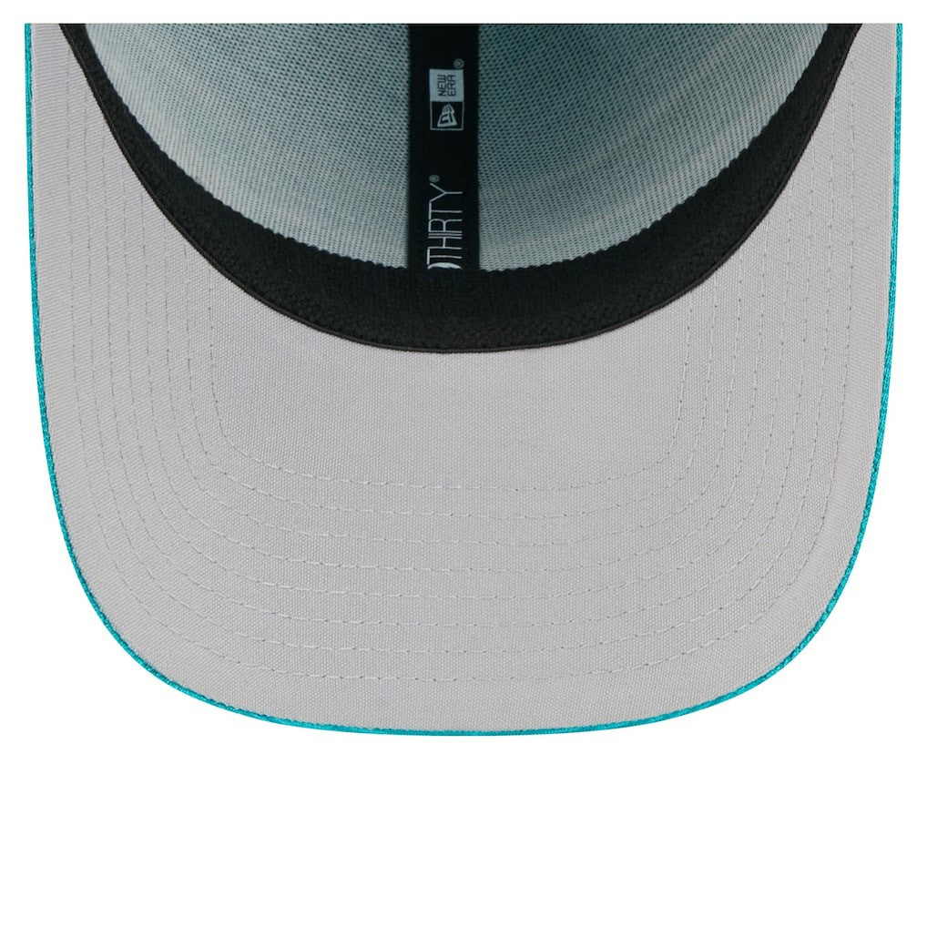 Miami Dolphins New Era Stripes 39THIRTY Flex Hat Aqua | NFL