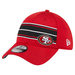 San Francisco 49ers New Era Stripes 39THIRTY Flex Hat Scarlet | NFL