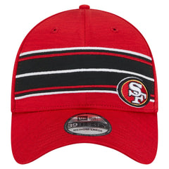 San Francisco 49ers New Era Stripes 39THIRTY Flex Hat Scarlet | NFL
