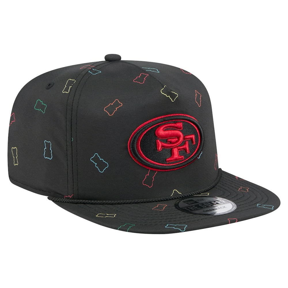 San Francisco 49ers New Era Gummy Golfer Snapback Hat Black | NFL