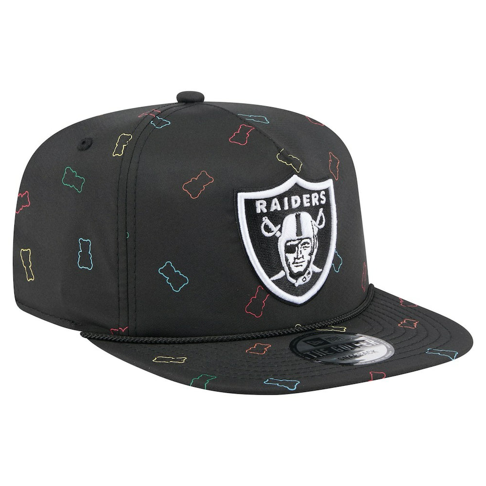Las Vegas Raiders New Era Gummy Golfer Snapback Hat Black | NFL