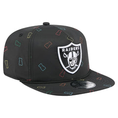 Las Vegas Raiders New Era Gummy Golfer Snapback Hat Black | NFL