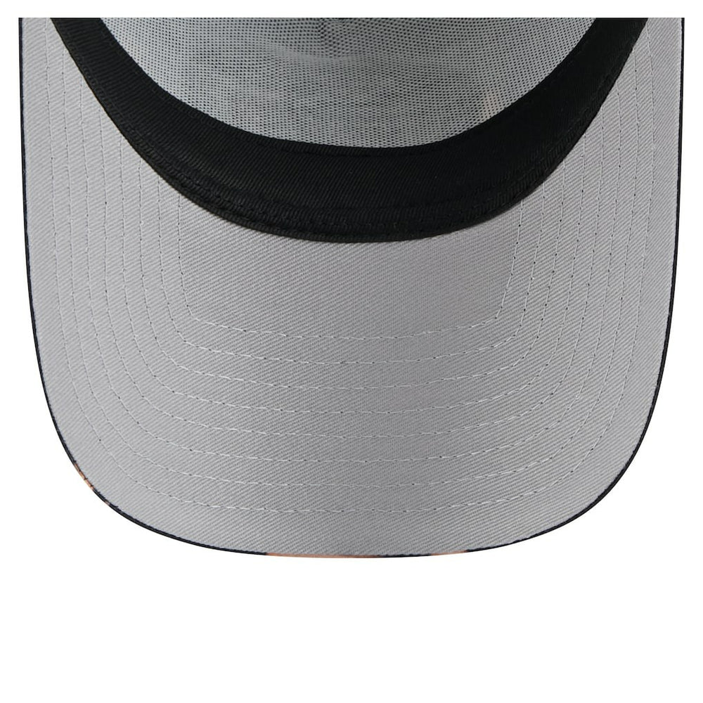 San Francisco 49ers New Era Bleached 9FORTY A-Frame Adjustable Hat Black | NFL
