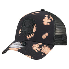 Cleveland Browns New Era Bleached A-Frame 9FORTY Trucker Adjustable Hat Black | NFL